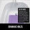 Tapis de bain/douche violet 35 x 16 pouces 2