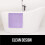 Tapis de bain/douche violet 35 x 16 pouces 5