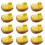 12Pcs Easter Chicks Polyester Cake Topper, Yellow Mini Chicks Easter Decorations for Party Decor, Basket Fillers 3