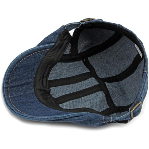 Τζιν Καπέλα Newsboy Flat Cap για Άνδρες Γυναικεία Ρυθμιζόμενο Καπέλο Ταξιδιού Ivy Gatsby 2