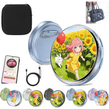 Insignia digital con pantalla táctil de 1,85", pantalla personalizada,