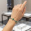 Bracelet trèfle à quatre feuilles en zircone, tons or et argent, vert 2