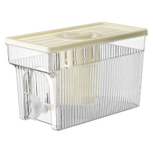 Dispensador de bebidas antigoteo de 3 litros con grifo, color blanco.