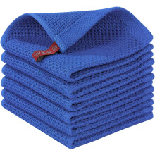 Katoenen vaatdoeken met wafelstructuur, 12x12 inch, 8 stuks