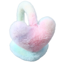 Heart Shape Earmuffs For Women And Girls, Soft Fleece Lining, Adjustable Winter Ear Covers For Outdoor Use