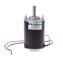 Κινητήρας υψηλής ταχύτητας 12V DC 30W 3500RPM με σπειροειδή άξονα CW/CCW