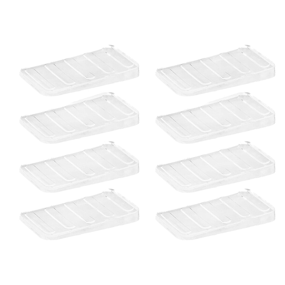4/8Pcs Clear Table Shims Furnitures Leveling Shims Clear Tables Leg Wobble Wedges Adjustable Furniture Levelers Enduring 9555307584339