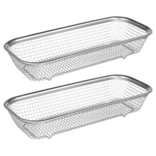 dishwasher cutlery basket mesh 2pcs stainless steel drainage household users