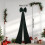 Kerstversiering met satijnen strik, groot, 1 stuk 4