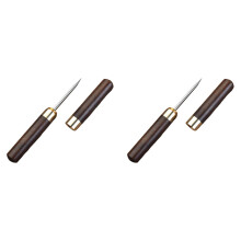 Eispickel aus Edelstahl, 2er-Pack mit Schutzkappe