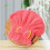 Touca de secagem de cabelo em fleece coral com design absorvente e laço. 1