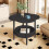 Compact Plastic Bedside Table for Small Spaces Modern European Style Side Table 1