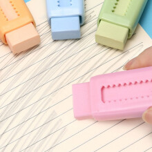 5Pcs Multicolor Retractable Erasers, Push-Pull Design, Aesthetic Art Erasers with Sleeve