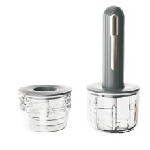 Mini draadloze keukenmachine grijs1 stuk