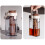 Large Capacity Coffee Brewer with Reusable Filter 1L Cold Brew Teas Maker With Handle and Lid Practical Kitchen Tool 8