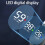 Waterproof Bath Thermostat Shower Temperature Meter LED Digital Display Water Temperature Meter 3