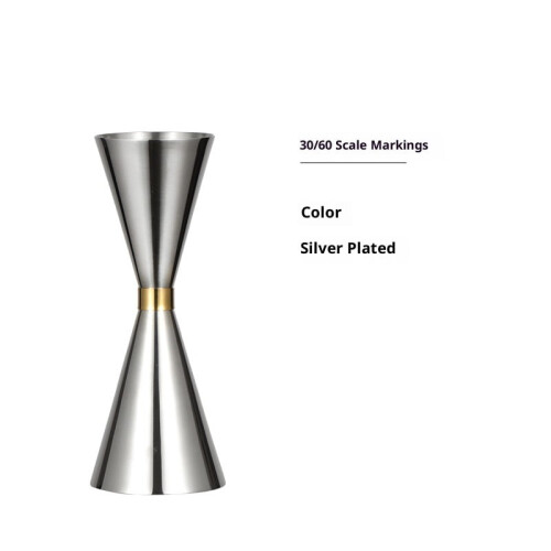 Bar Jigger Stainless Steel 2 oz / 1 oz Dual-Sided 1