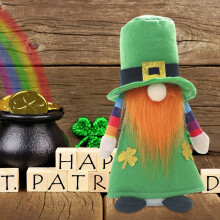 St. Patrick's Day plush doll 9 inches