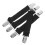 4Pcs Adjustable Elastic Boot Strap Clips Windproof Pant Holders for Cycling 4