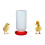 Chicken feeder and waterer kit plastic 1 set 6