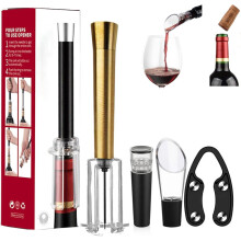 Wino On the Go Set: Luchtpomp, foliesnijder, schenker, vacuüm