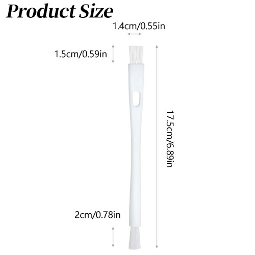 Small Portable Plastic Handle Nylon Anti StaticBrushes Computer Keyboard Cleaning Brush Computer Keyboard Cleaner Tool for Home Office Electronics 2