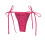 Γυναικείο εσώρουχο με δαντέλα, G-string με χαμηλοκάβαλο και στάμπα στο πίσω μέρος, με 1