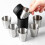 Tragbares Edelstahlbecher-Set mit Etui (4-teilig) 2