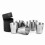 Tragbares Edelstahlbecher-Set mit Etui (4-teilig) 4