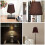 Clúdach Scáth Lampa Fabraice Dath Caife 2 phíosa 2