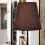 Clúdach Scáth Lampa Fabraice Dath Caife 2 phíosa 4