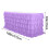 Toalha de mesa plissada elegante com várias camadas, 60x120 polegadas 2