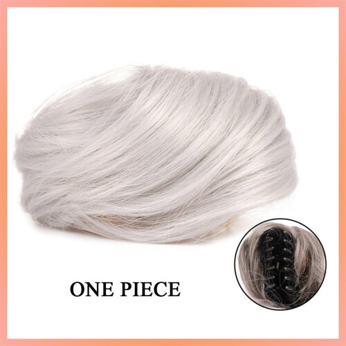 Rumknudler Hårstykker Syntetisk Donut Chignon 1 Stykke 1