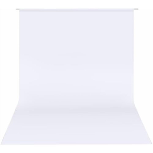 Hvit fotobakgrunn 3x2,4 meter