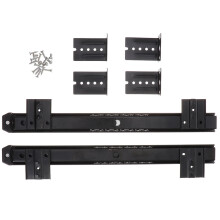 Heavy Duty Black Steel Keyboard Slide for Drawer with 35cm Reinforced Rail and 22 lbs Load Capacity