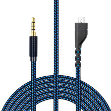 Headphone Stereo-Cord Extended Cable for Arctis 3 5 7 Headphone Cable Cable Replacement Cord 200cm Long Wire