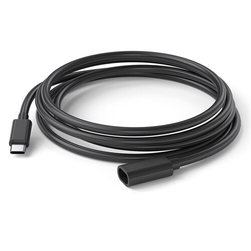 Cable de carga tipo C macho a hembra de 1 m