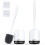 Set di 2 scopini per WC in silicone con supporto ventilato 1