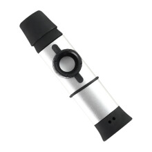 Kazoo Flute with Membranes Gift Good Companion Toy Easy to Learn Unique Portable Silver