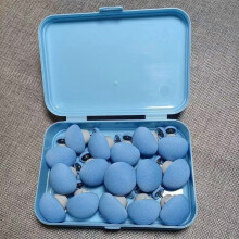 16PCS Duvet Pins Clips with Storage Box, Safe Locking Double-Sided Fasteners for Quilt, Cushions, Curtains (Blue)