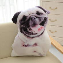 Almohada de peluche 3D para perro Husky y Pastor Alemán (1 pieza)