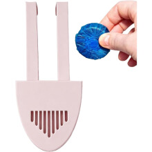 Support antidérapant pour nettoyant pour réservoir de toilettes, 13 x 1,5 x 2,2 cm, rose