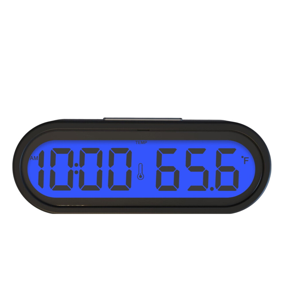Multifunction Clock Car Dashboard Mounted Electronic Clock Backlight Digital Clock With Time Date Temperature Display 9422877907984