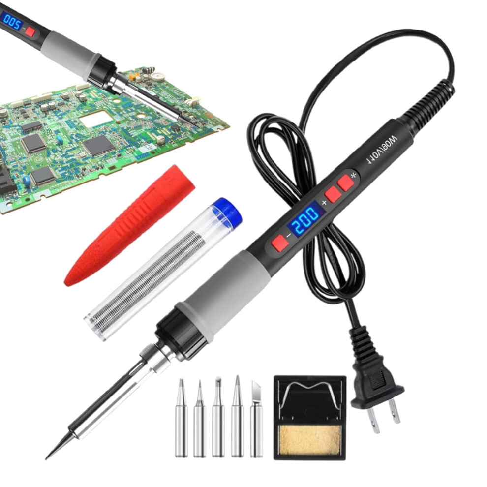 90W Small Soldering Iron Kit Â Ergonomic, Fast-Heating Handheld Welder For Electronics, Jewelry & Appliance Repair Â Compatible With Standard Tips 9422877908950