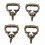 Antique Bronze Cabinet Knobs 4 pcs 29x23mm 1