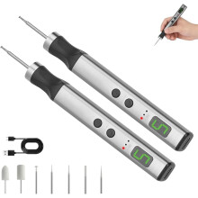 Caneta de gravação rotativa com 7 bits e 5 velocidades, USB