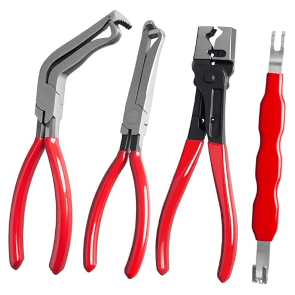 4Pcs Electrical Disconnect Pliers For Cars Â Compatible With Automotive Connectors, Red 9399596631776