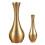 Vaso per fiori artificiali oro e blu (2 pezzi) 4