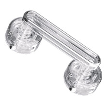 Plastic Suction Cup Sliding Door Handle for Glass Door Simple Any Decoration for Temporary Use