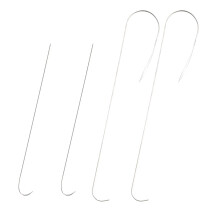 4Pcs Convenient Curved Beading Needle Multifunctional Jewelry Making Curved Beading Needle Easy Threading Tool